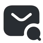 Sms Search SVG Icon
